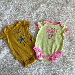 CARTER'S Short Sleeve Onesies